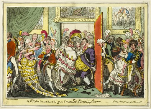 Inconvienences of a Crowded Drawing Room