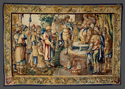 Antony Presents Artavasdes, King of the Armenians, to Cleopatra from The Story of Antony and Cleopatra