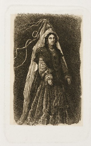 Woman in Fantastic Medieval Costume