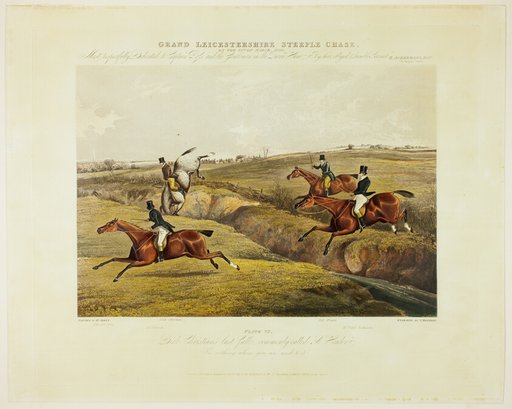 Dick Christian's Last Fall, from Grand Leicestershire Steeplechase