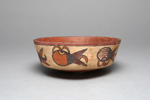 Bowl Depicting Abstract Motifs, Possibly Representing Sprouting Seeds