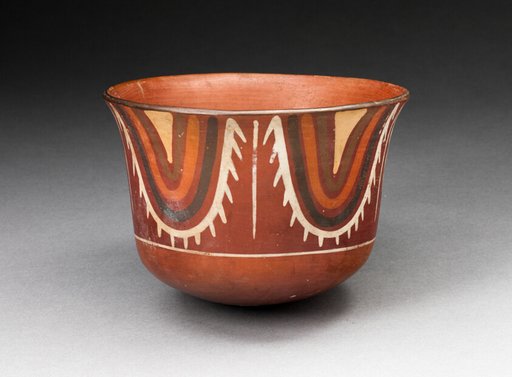 Cup with Concentric U-Shaped Motif