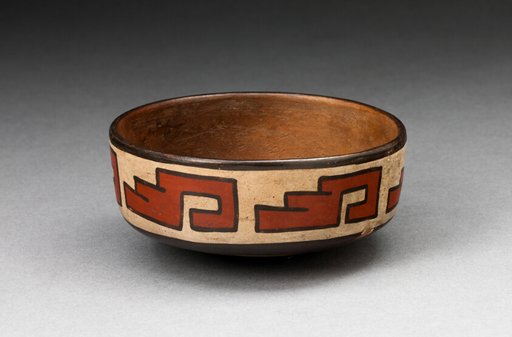 Bowl with Stepped Fret Motif