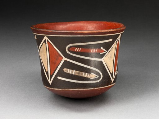 Cup with Diamond-Shape Geomeric Motifs