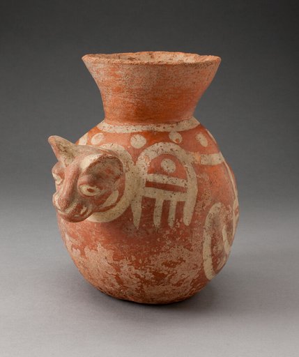 Globular Jar in the Form of a Cat