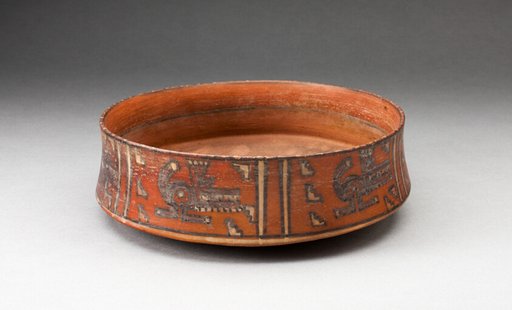 Miniature Straight-sided Bowl with Abstract Aligator Motif