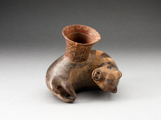 Miniature Vessel in the Form of a Reclinging Animal