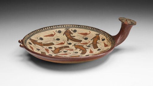 Minitature Tray Depicting Suche Fish and Peppers