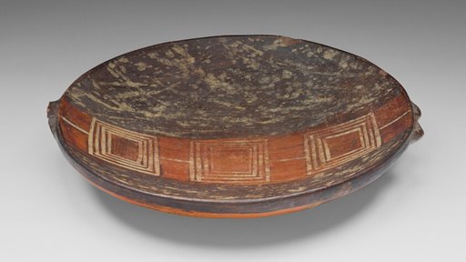 Miniature Tray with Geometric Pattern