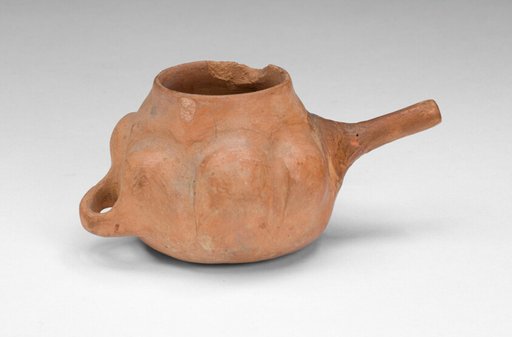 Miniature Cup with Handle and Side Spout