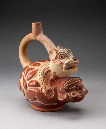 Vessel in Form of Two Pumas