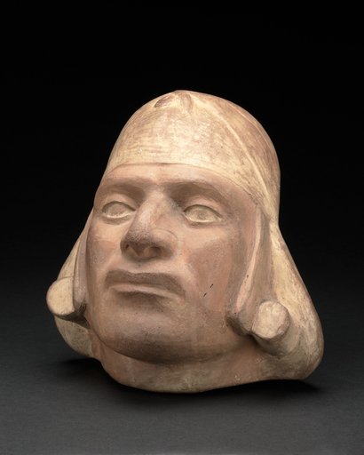 Portrait Jar of a Ruler with Traces of Face Paint