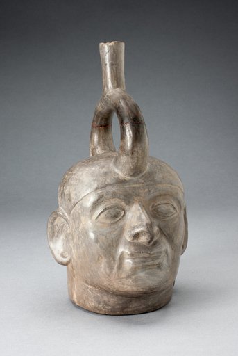 Stirrup Spout Portrait Vessel of a Ruler