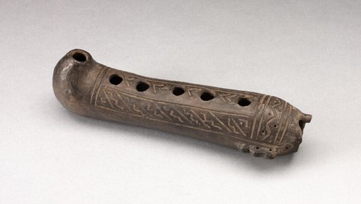 Flute Incised with Geometric Design