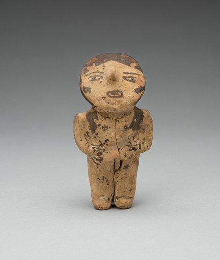 Female Figurine with Face and Body Markings