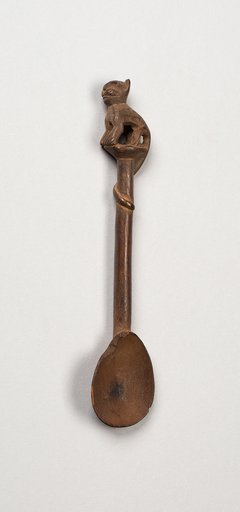Spoon with Long-Tailed Puma on Handle