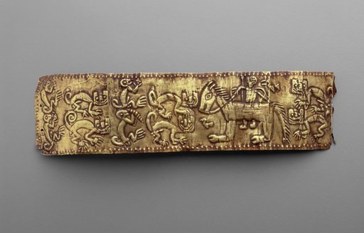 Armband Depicting Horse and Rider with Animals