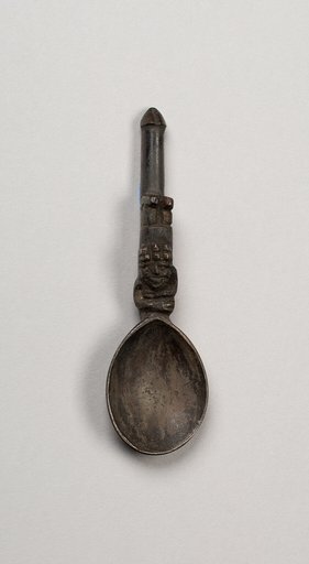 Spoon with Reclining Figure on Handle