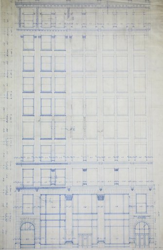 Silversmith Building, Chicago, Illinois, Elevation