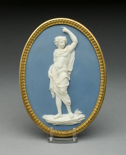 Plaque with Bacchus