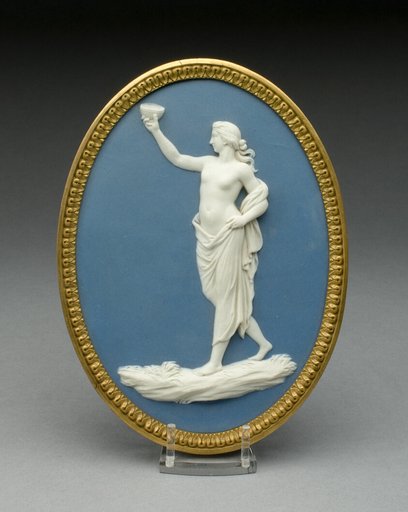 Plaque with Bacchanalian Figure