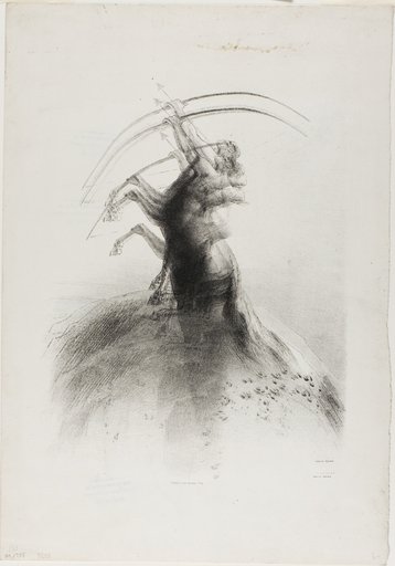 Centaur Taking Aim at the Clouds