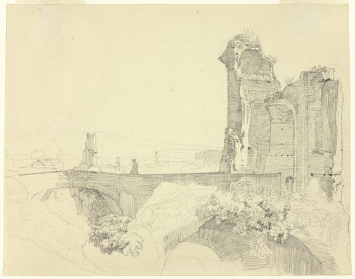 Bridge and Ruined Tower