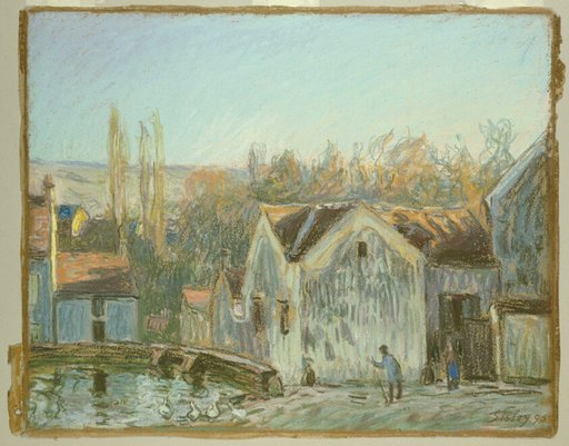 A Corner of Moret-sur-Loing