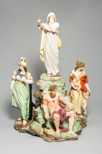 Allegorical Figure Group: The Virtues