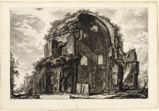 View of the Octagonal Temple of Minerva Medica, from Views of Rome