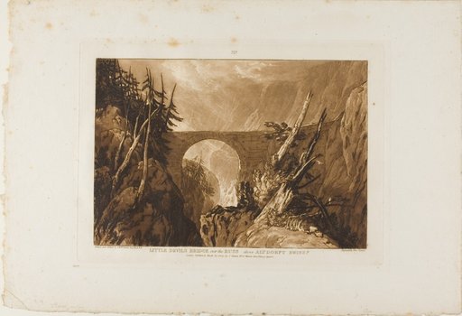 Little Devil's Bridge, plate 19 from Liber Studiorum