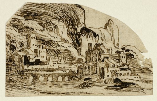 Citadel and Bridge in the Mountains