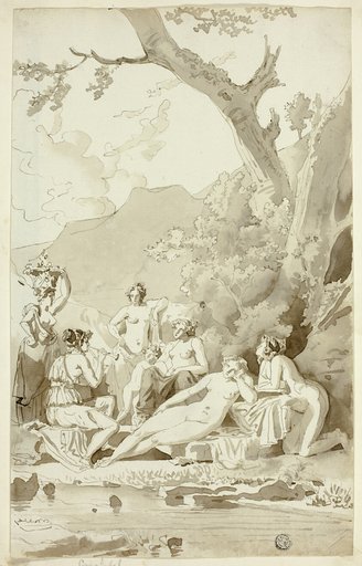 Nymphs in a Wooded Grove