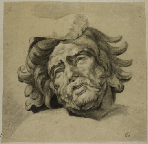 Hand of Centaur Grasping Head of Lapith (after One of Metopes from Parthenon, British Museum)