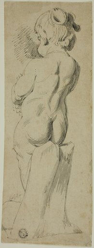 Standing Putto From the Back