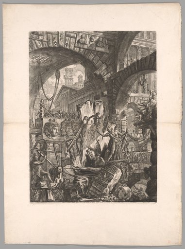 The Man on the Rack, plate 2 from Imaginary Prisons