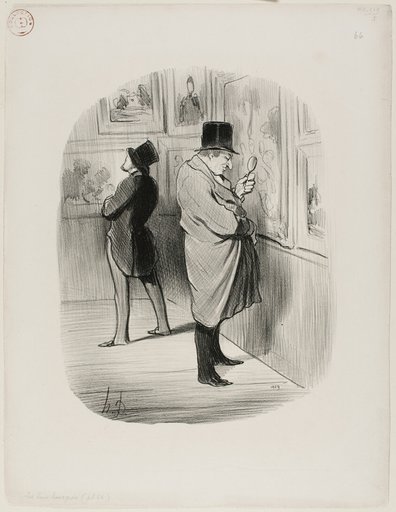 A True Art Lover, plate 66 from Les Bons Bourgeois