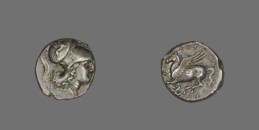 Stater (Coin) Depicting the Goddess Athena
