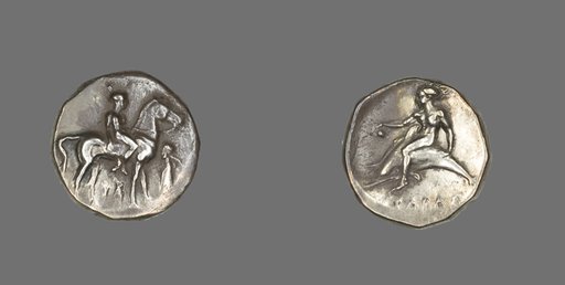 Stater (Coin) Depicting a Horseman
