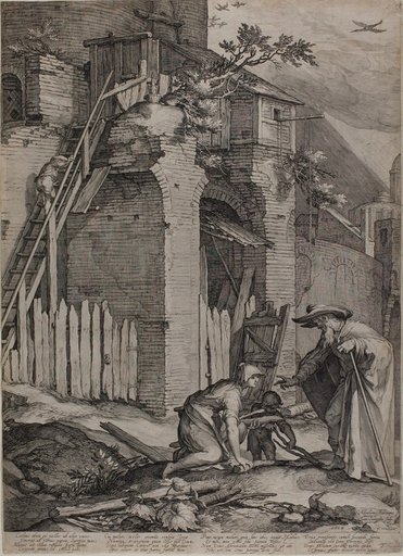 The Prophet Elijah Arriving at the House of the Widow of Sarepta