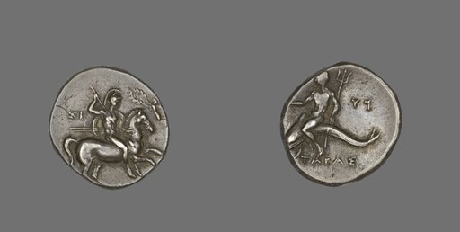 Stater (Coin) Depicting a Horseman