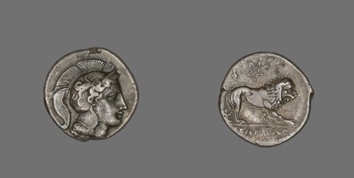 Stater (Coin) Depicting the Goddess Athena