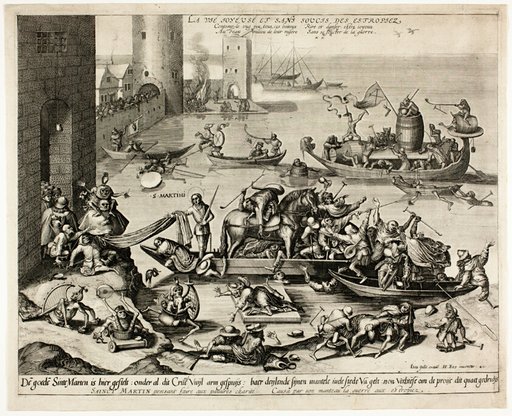 Saint Martin with his Horse in a Ship