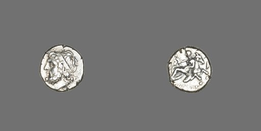 Hemidrachm (Coin) Depicting Poseidon