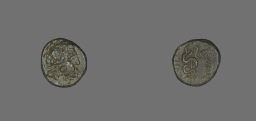 Coin Depicting the God Asklepios