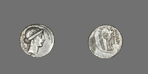Denarius (Coin) Depicting the Goddess Salus