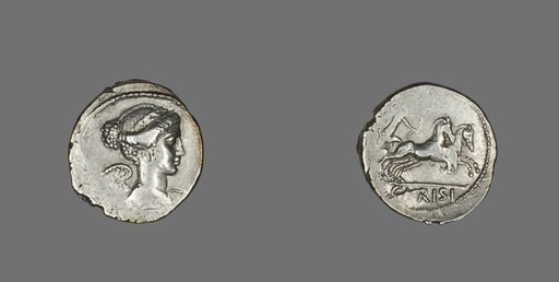 Denarius (Coin) Depicting the Goddess Victory