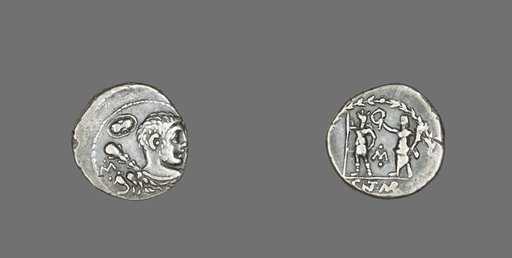 Denarius (Coin) Depicting the Hero Hercules