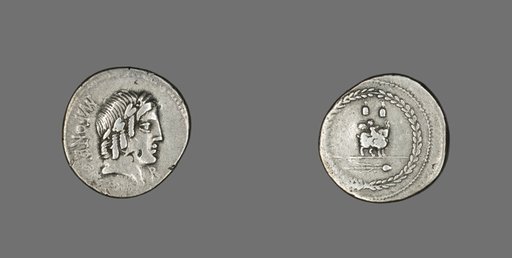 Denarius (Coin) Depicting the God Apollo