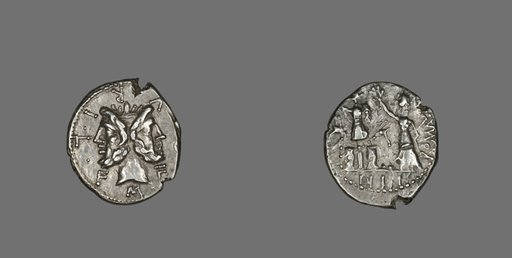 Denarius (Coin) Depicting the God Janus